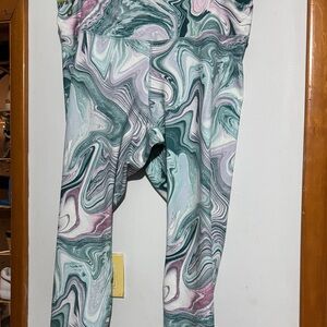 Stylish Marble Print Leggings